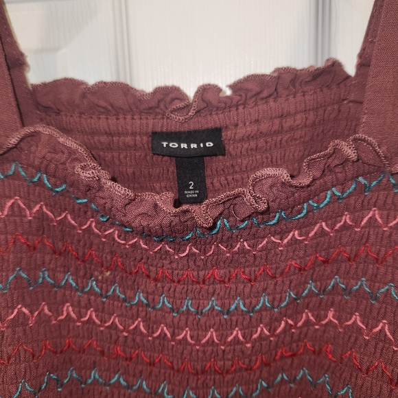 Torrid Stylish Baby Doll Tank Top - Picture 6 of 8